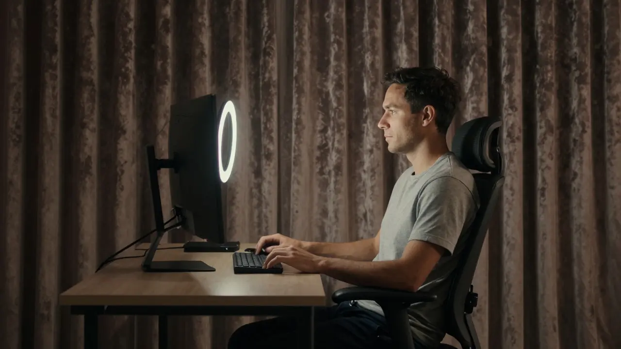 Jak si nastavit pracovní prostor pro online terapii: Ergonomie a soukromí